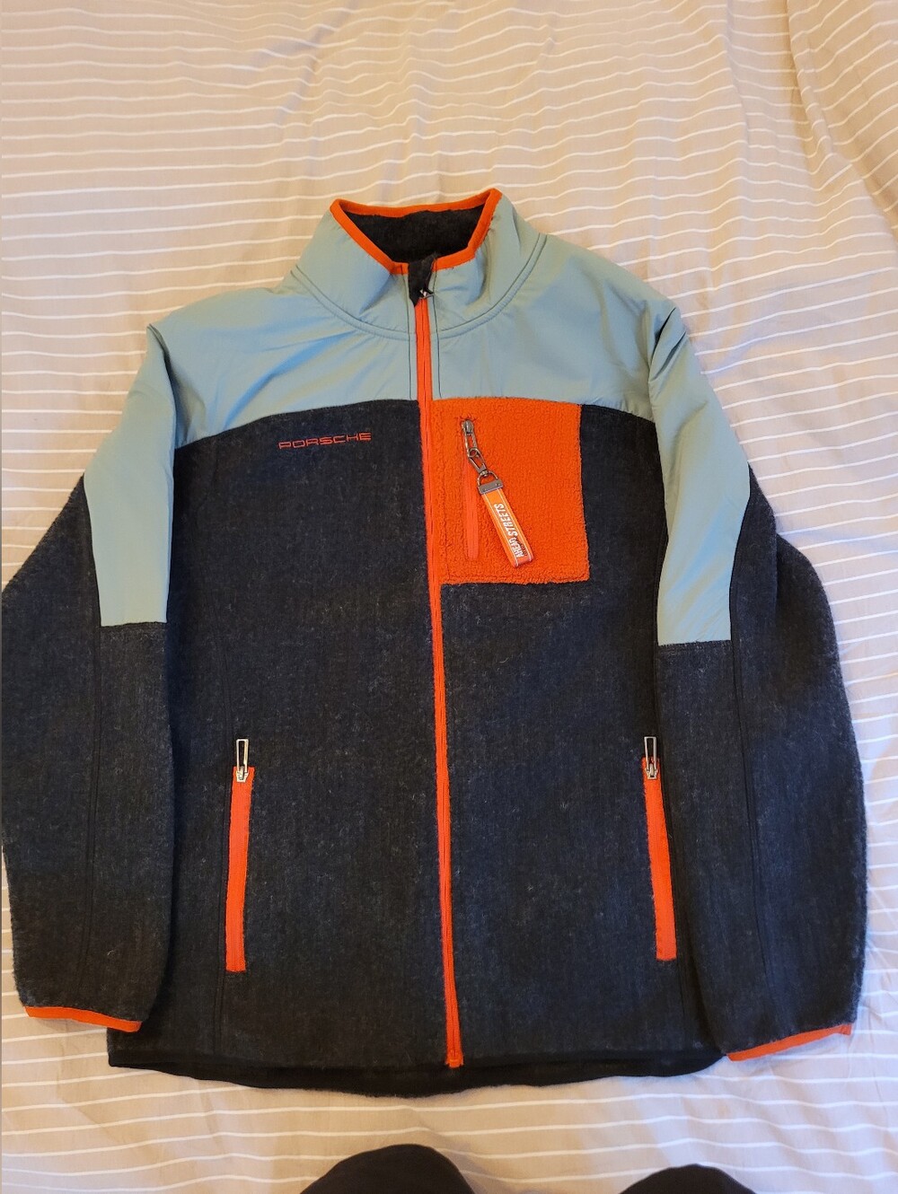 NEW Porsche AHEAD Unisex Teddy Fleece Jacket — Green | M US | New Without Tag